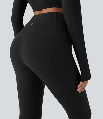 Softlyzero™ Plush Thermal High Waisted Tummy Control Side Pocket Workout Leggings