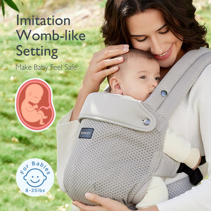 MomCozy | Babytrage von Neugeborenem bis Kleinkind